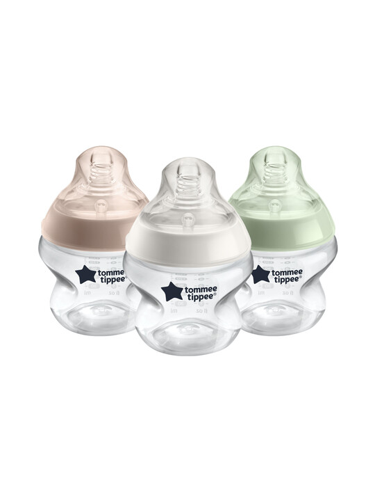 Tommee Tippee Closer To Nature Baby 150 ml Bottle, 0 Months +, Pack of 3 image number 1